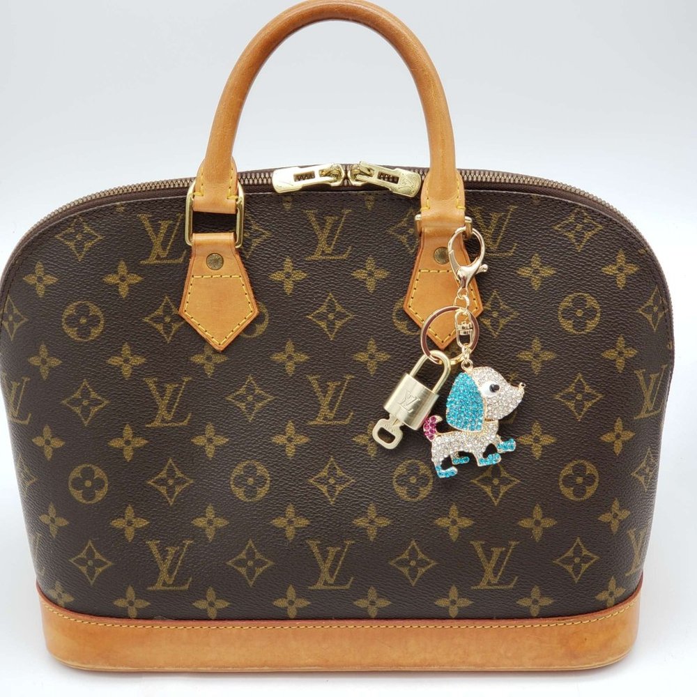 Authentic Louis Vuitton Lock & Key with unbranded Bagcharm, Keycharm, Keychain - Picture 3 of 7